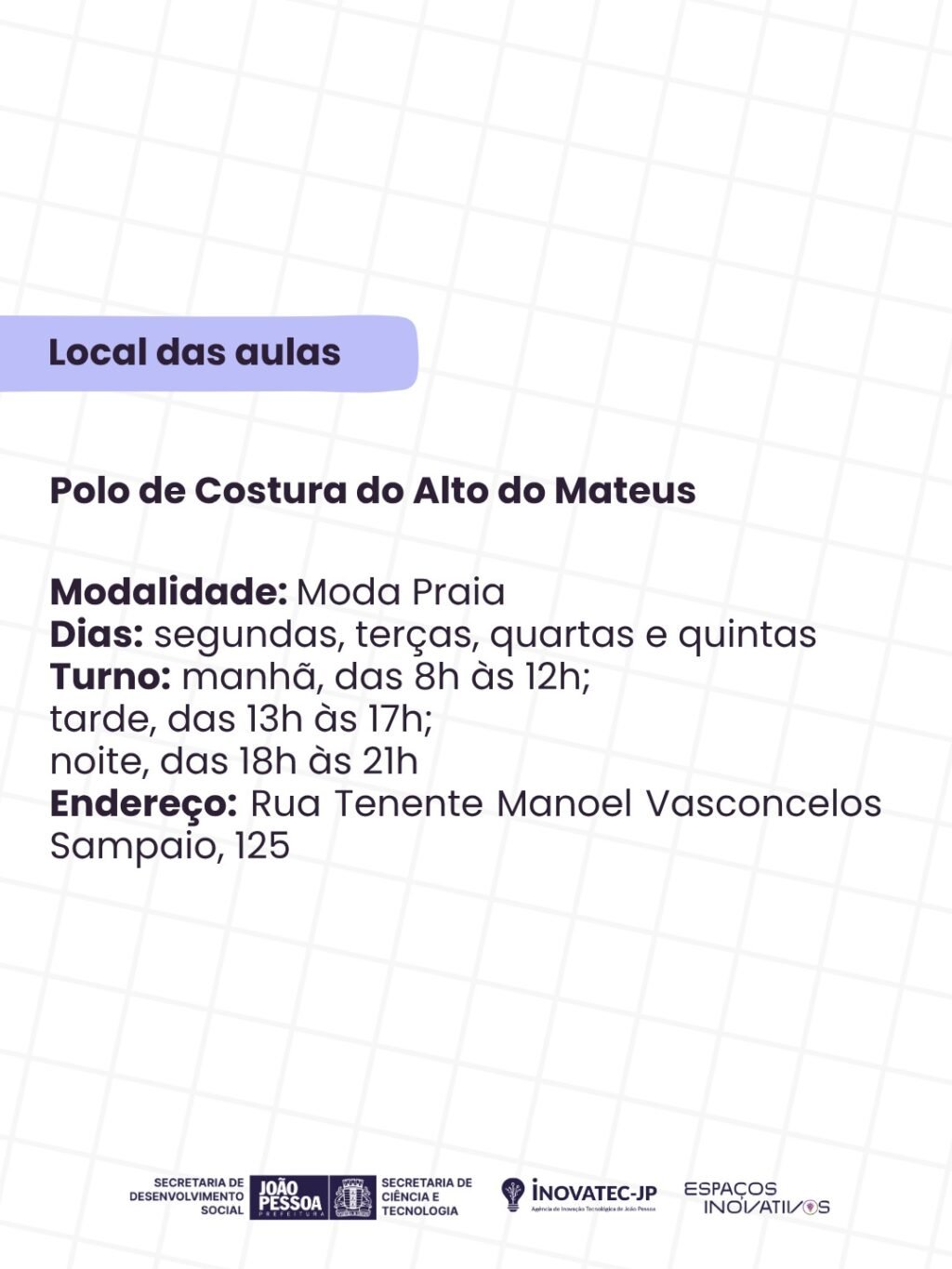 Instagram post from espacosinovativosjp. This post is in position 1.